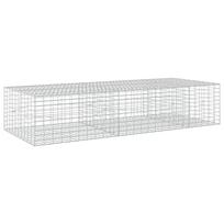 vidaXL Gabionas su 5 mm viela ir 5x10 cm tinkleliu 250x100x50 cm