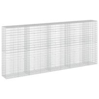 vidaXL Gabionas su 5 mm viela ir 5x10 cm tinkleliu 450x50x200 cm