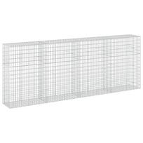 vidaXL Gabionas su 5 mm viela ir 5x10 cm tinkleliu 400x50x150 cm