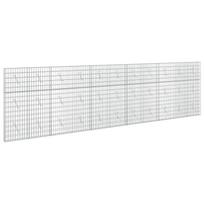 vidaXL Gabionas su 5 mm viela ir 5x10 cm tinkleliu 550x10x150 cm