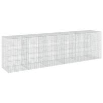 vidaXL Gabionas su 5 mm viela ir 5x10 cm tinkleliu 550x100x150 cm