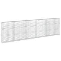 vidaXL Gabionas su 5 mm viela ir 5x10 cm tinkleliu 550x30x150 cm