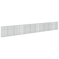 vidaXL Gabionas su 5 mm viela ir 5x10 cm tinkleliu 1150x20x150 cm