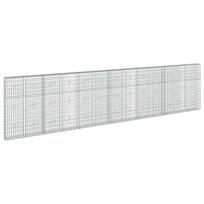 vidaXL Gabionas su 5 mm viela ir 5x10 cm tinkleliu 650x20x150 cm