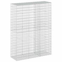 vidaXL Gabionas su 5 mm viela ir 5x10 cm tinkleliu 150x50x200 cm