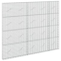 vidaXL Gabionas su 5 mm viela ir 5x10 cm tinkleliu 250x10x200 cm