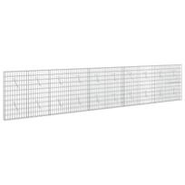 vidaXL Gabionas su 5 mm viela ir 5x10 cm tinkleliu 500x10x100 cm
