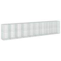 vidaXL Gabionas su 5 mm viela ir 5x10 cm tinkleliu 950x100x200 cm