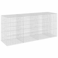 vidaXL Gabionas su 5 mm viela ir 5x10 cm tinkleliu 350x100x150 cm