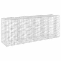 vidaXL Gabionas su 5 mm viela ir 5x10 cm tinkleliu 400x100x150 cm