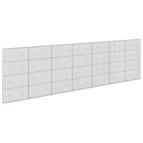vidaXL Gabionas su 5 mm viela ir 5x10 cm tinkleliu 700x10x200 cm