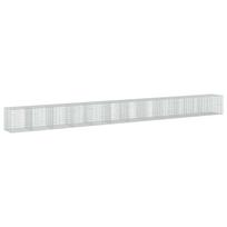 vidaXL Gabionas su 5 mm viela ir 5x10 cm tinkleliu 1200x100x100 cm