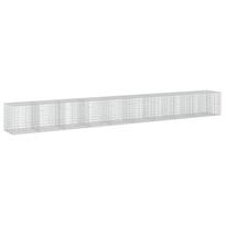 vidaXL Gabionas su 5 mm viela ir 5x10 cm tinkleliu 950x100x100 cm