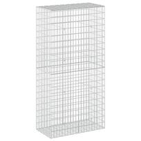 vidaXL Gabionas su 5 mm viela ir 5x10 cm tinkleliu 100x50x200 cm