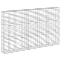 vidaXL Gabionas su 5 mm viela ir 5x10 cm tinkleliu 250x30x150 cm