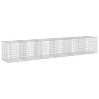 vidaXL Gabionas su 5 mm viela ir 5x10 cm tinkleliu 600x100x100 cm