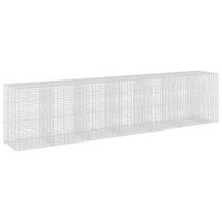 vidaXL Gabionas su 5 mm viela ir 5x10 cm tinkleliu 650x100x150 cm