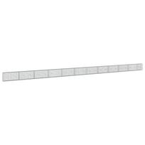 vidaXL Gabionas su 5 mm viela ir 5x10 cm tinkleliu 1150x20x50 cm