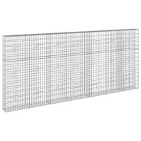 vidaXL Gabionas su 5 mm viela ir 5x10 cm tinkleliu 350x20x150 cm