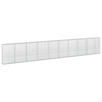 vidaXL Gabionas su 5 mm viela ir 5x10 cm tinkleliu 950x30x150 cm