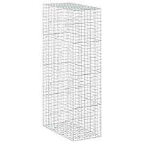 vidaXL Gabionas su 5 mm viela ir 5x10 cm tinkleliu 50x100x200 cm