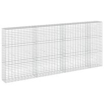 vidaXL Gabionas su 5 mm viela ir 5x10 cm tinkleliu 350x30x150 cm