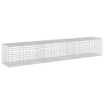 vidaXL Gabionas su 5 mm viela ir 5x10 cm tinkleliu 300x50x50 cm