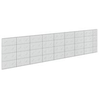 vidaXL Gabionas su 5 mm viela ir 5x10 cm tinkleliu 850x10x200 cm