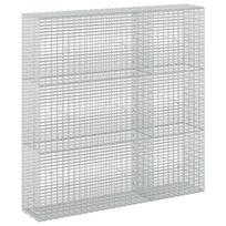 vidaXL Gabionas su 3,5 mm viela ir 5x2,5 cm tinkleliu 150x30x150 cm