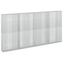 vidaXL Gabionas su 3,5 mm viela ir 5x2,5 cm tinkleliu 400x30x200 cm