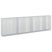 vidaXL Gabionas su 3,5 mm viela ir 5x2,5 cm tinkleliu 350x30x100 cm