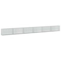 vidaXL Gabionas su 3,5 mm viela ir 5x2,5 cm tinkleliu 600x30x50 cm