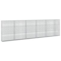 vidaXL Gabionas su 3,5 mm viela ir 5x2,5 cm tinkleliu 550x30x150 cm