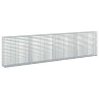 vidaXL Gabionas su 3,5 mm viela ir 5x2,5 cm tinkleliu 400x30x100 cm