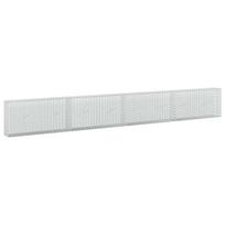 vidaXL Gabionas su 5 mm viela ir 5x2,5 cm tinkleliu 400x20x50 cm