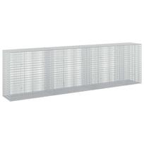 vidaXL Gabionas su 5 mm viela ir 5x2,5 cm tinkleliu 350x50x100 cm