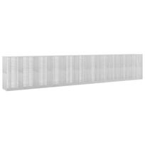 vidaXL Gabionas su 5 mm viela ir 5x2,5 cm tinkleliu 1100x100x200 cm