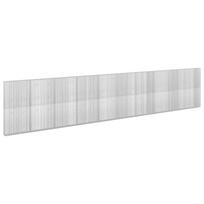 vidaXL Gabionas su 5 mm viela ir 5x2,5 cm tinkleliu 1000x20x200 cm