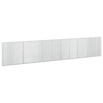 vidaXL Gabionas su 5 mm viela ir 5x2,5 cm tinkleliu 550x10x100 cm