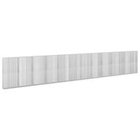 vidaXL Gabionas su 5 mm viela ir 5x2,5 cm tinkleliu 1200x30x200 cm