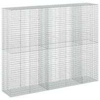 vidaXL Gabionas su 5 mm viela ir 5x2,5 cm tinkleliu 250x50x200 cm