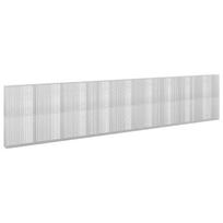 vidaXL Gabionas su 5 mm viela ir 5x2,5 cm tinkleliu 950x30x200 cm