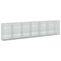 vidaXL Gabionas su 5 mm viela ir 5x2,5 cm tinkleliu 650x50x150 cm