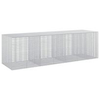 vidaXL Gabionas su 5 mm viela ir 5x2,5 cm tinkleliu 350x100x100 cm