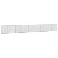 vidaXL Gabionas su 5 mm viela ir 5x2,5 cm tinkleliu 450x10x50 cm