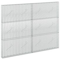 vidaXL Gabionas su 5 mm viela ir 5x2,5 cm tinkleliu 200x10x150 cm