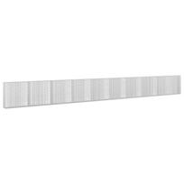 vidaXL Gabionas su 5 mm viela ir 5x2,5 cm tinkleliu 950x30x100 cm