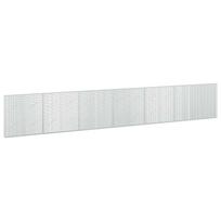vidaXL Gabionas su 5 mm viela ir 5x2,5 cm tinkleliu 650x10x100 cm