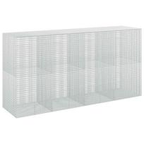vidaXL Gabionas su 5 mm viela ir 5x2,5 cm tinkleliu 400x100x200 cm