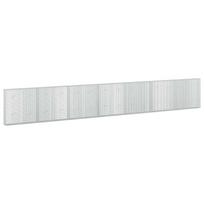 vidaXL Gabionas su 5 mm viela ir 5x2,5 cm tinkleliu 700x20x100 cm
